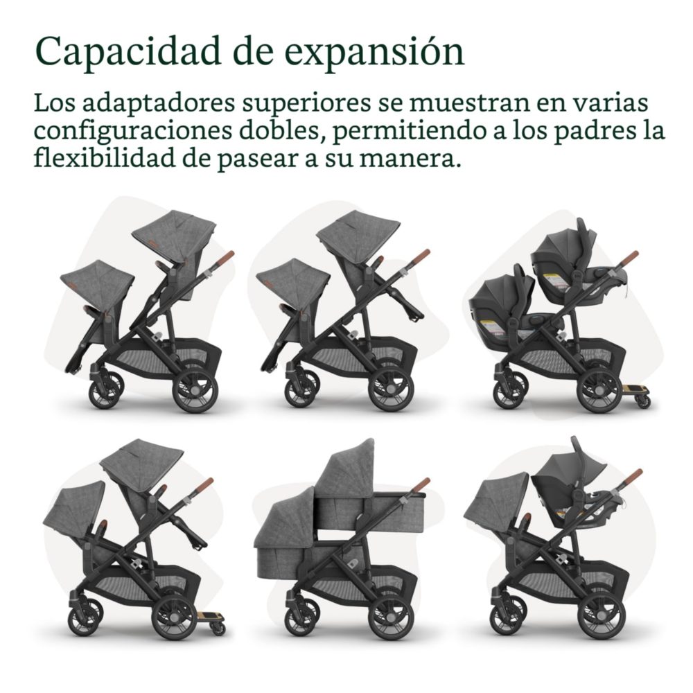 Adaptador Superior UPPAbaby Vista – Instalación Segura y Fácil
