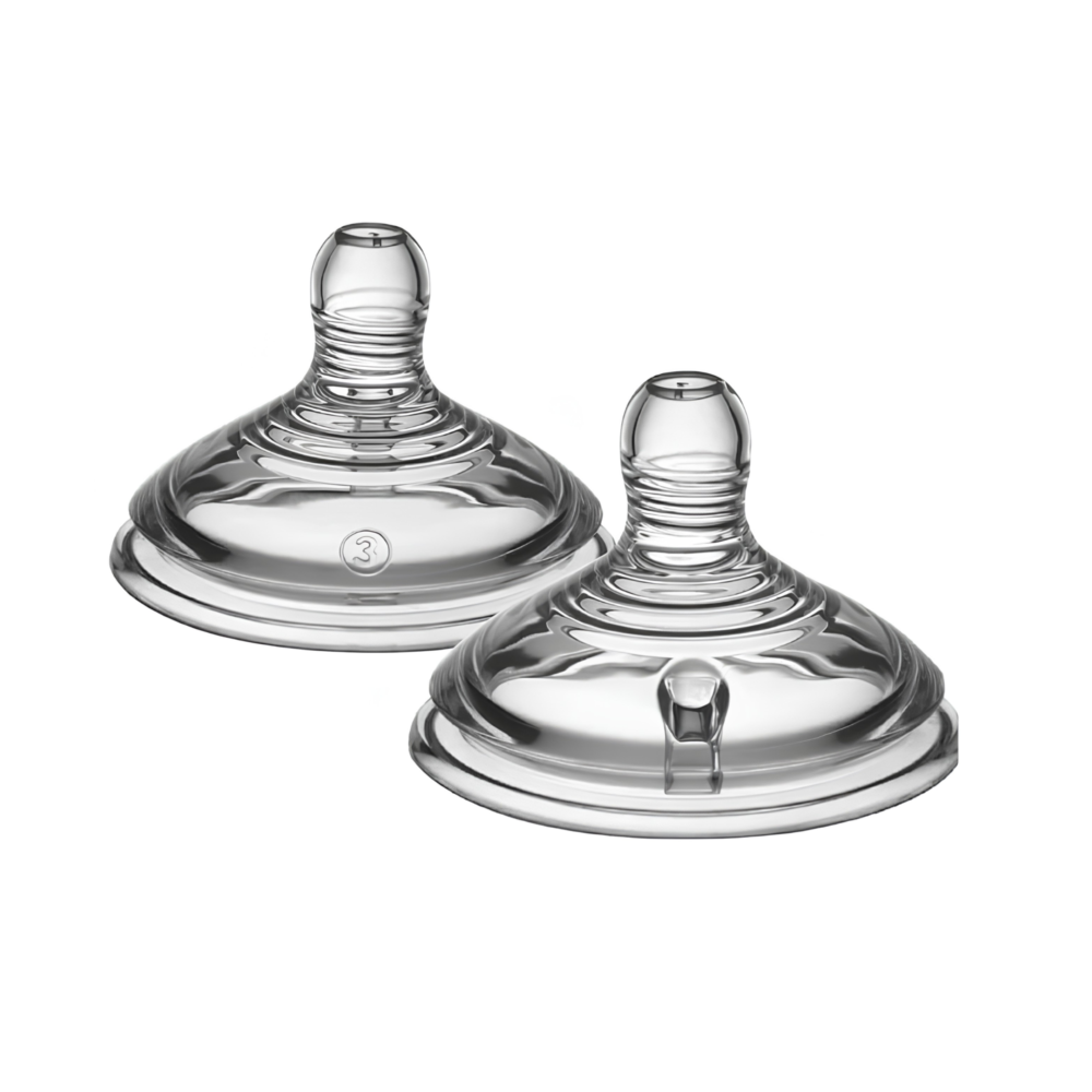 Set de 2 tetinas natural Start Flujo Rápido - Tomme Tippee