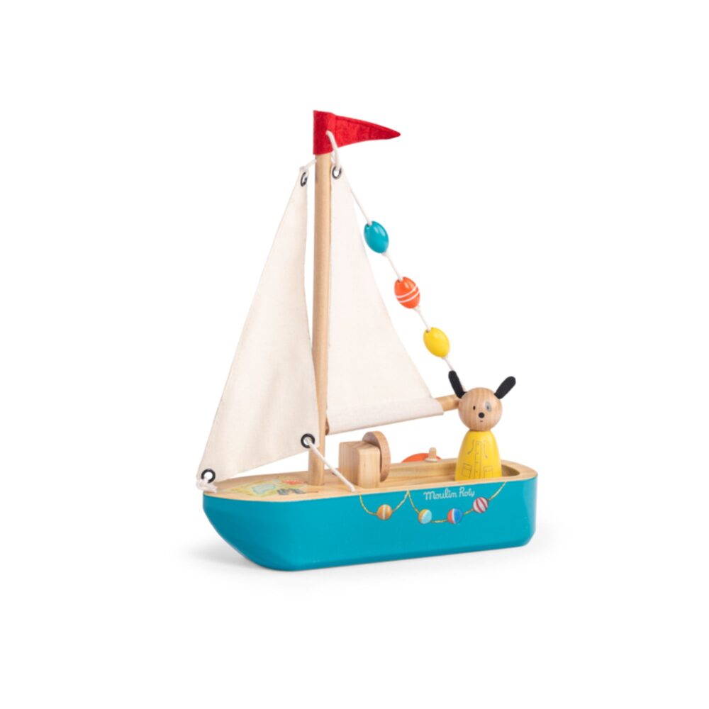 Juguete velero de Madera Colección La Gran Famille- Moulin Roty