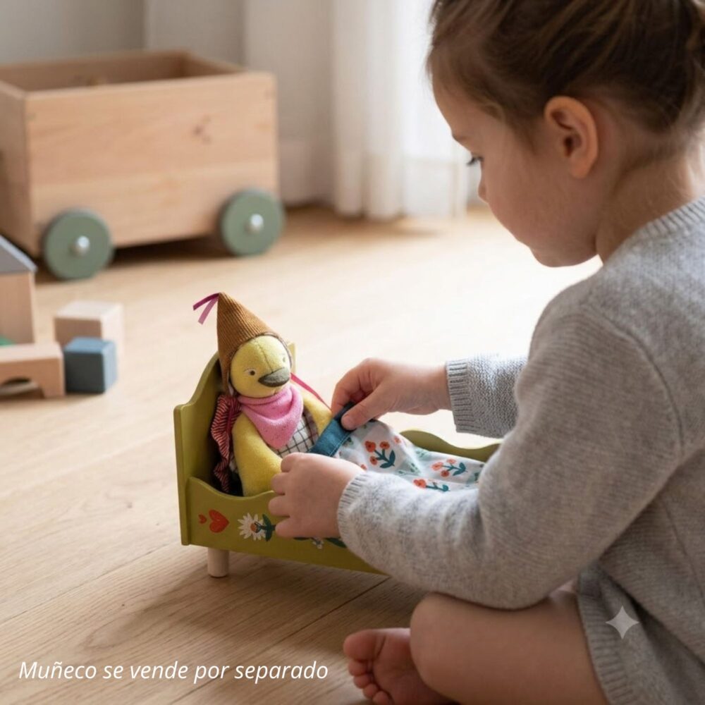 Cama de juguete para Casita de Muñecas Les Minouchkas - MOULIN ROTY