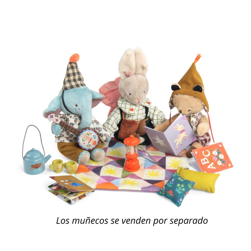 Juego Infantil Junto a la Chimenea Colección Les Minouchkas - MOULIN ROTY