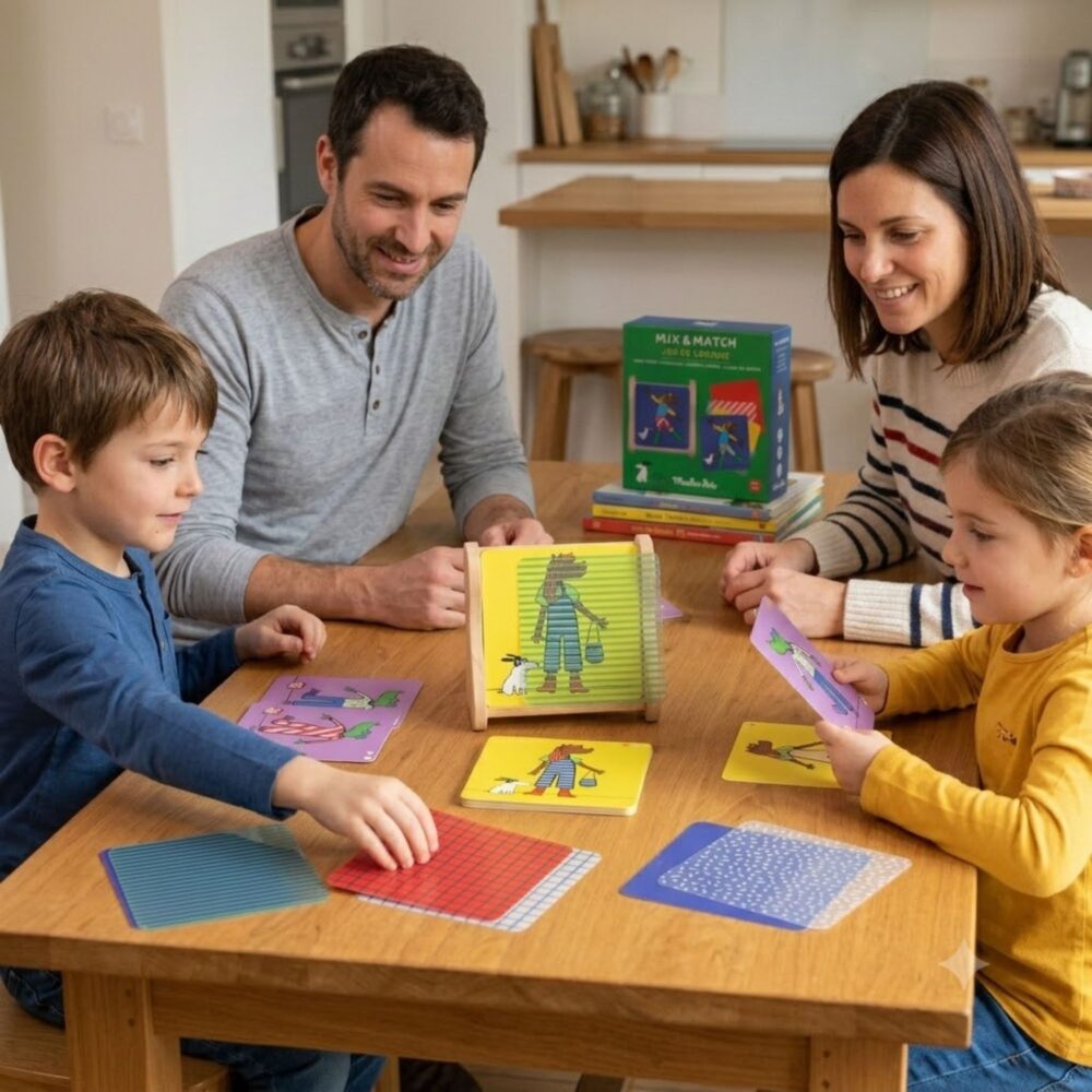 Juego de Lógica de Combinación Les Loufoques - MOULIN ROTY