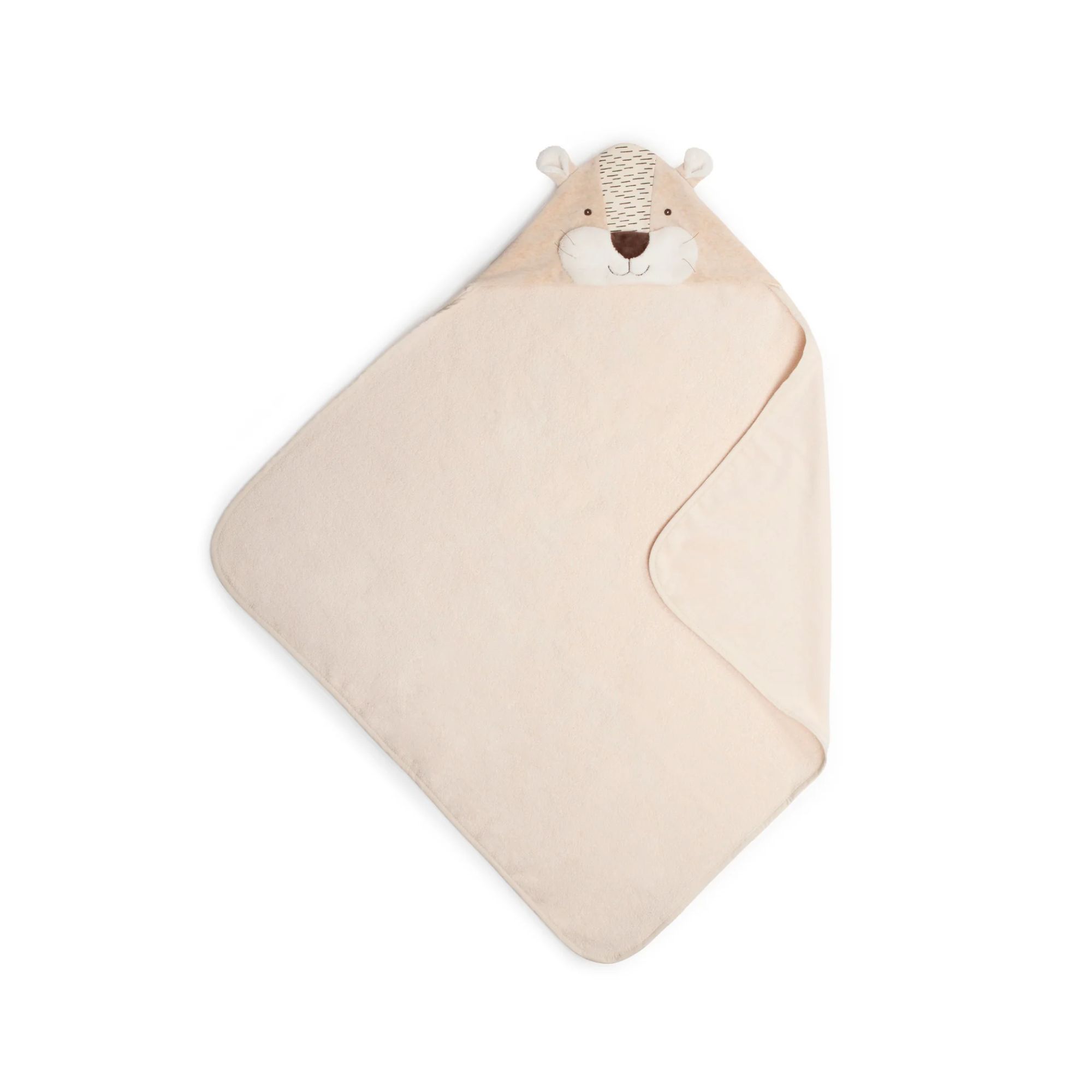 TOALLA DE BAÑO DE ALGODÓN CON CAPUCHA 80 X 80 CM COLECCIÓN PUCE & PILOU