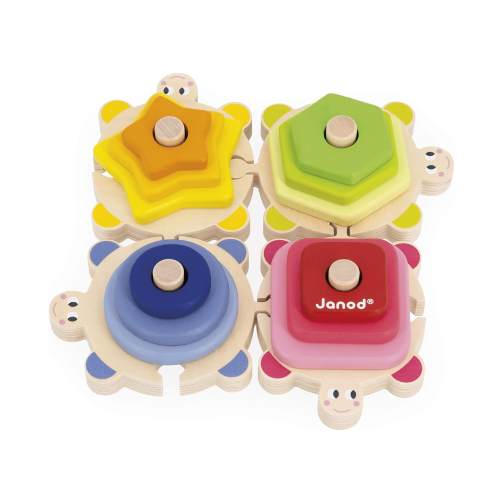 Juguete apilables de madera Tortugas - Janod