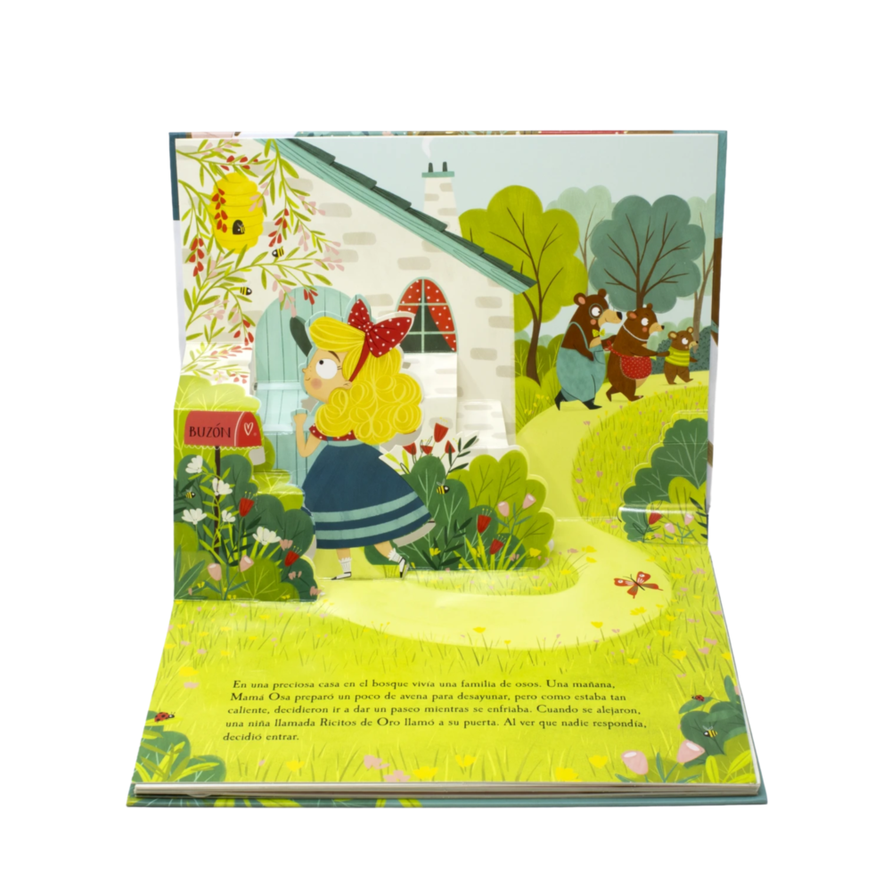 Libro Ricitos de Oro Pop up- Editorial Planeta