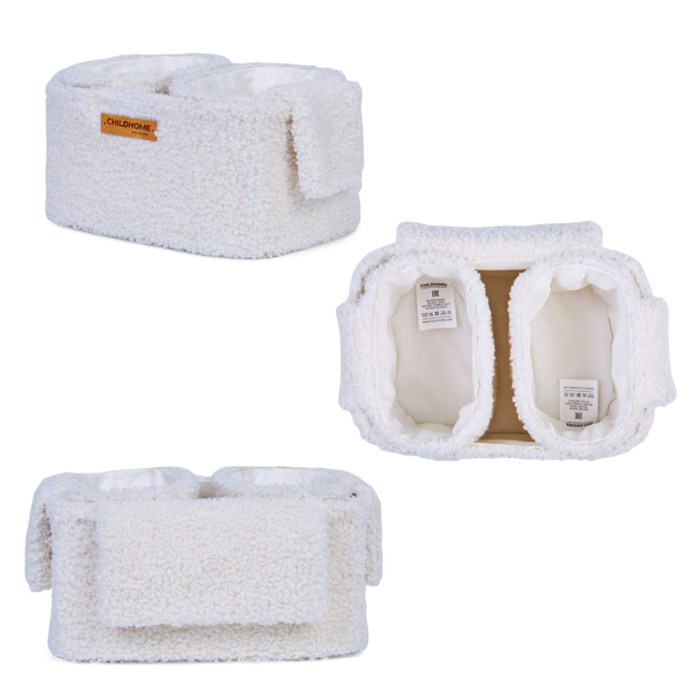 Juego de 3 cestas colgantes de osito crudo - Childhome